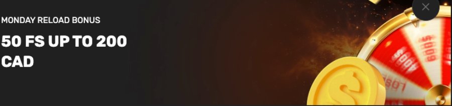 WinPulse's reload offer - Canadian casino